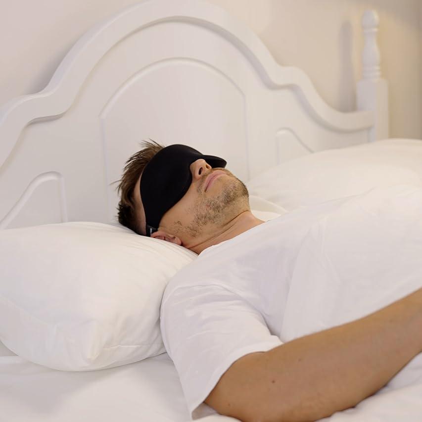 Masque de sommeil en 3D  avec coque moulée - Lunaro