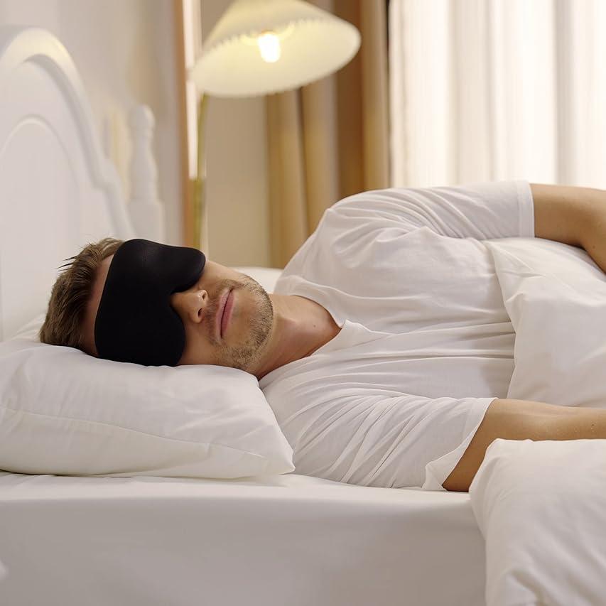 Masque de sommeil en 3D  avec coque moulée - Lunaro